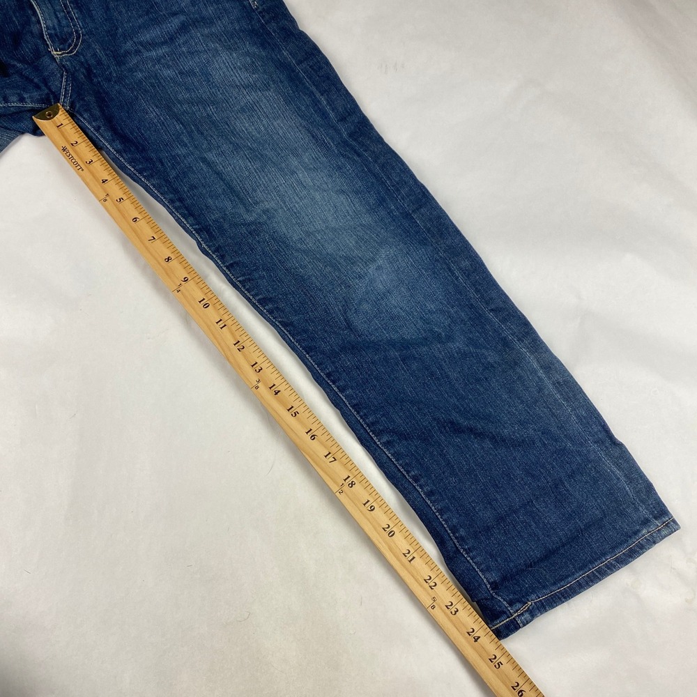 AG The Tomboy Relaxed Straight Crop Jeans Women's 28 Blue - Picture 10 of 14